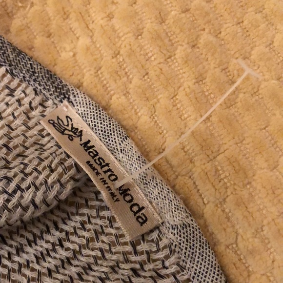 Mastro Moda made in Italy boho long tunic for coverup, oversized natural look - Picture 11 of 12